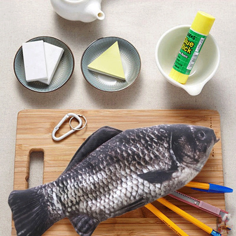 鯽魚造型筆袋
